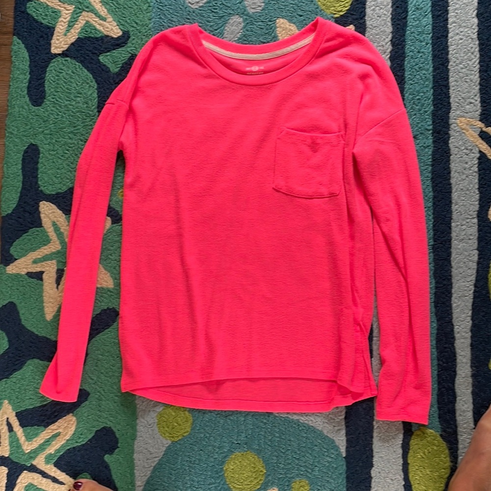 Neon pink shirt